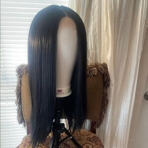 Sleek Black Wig